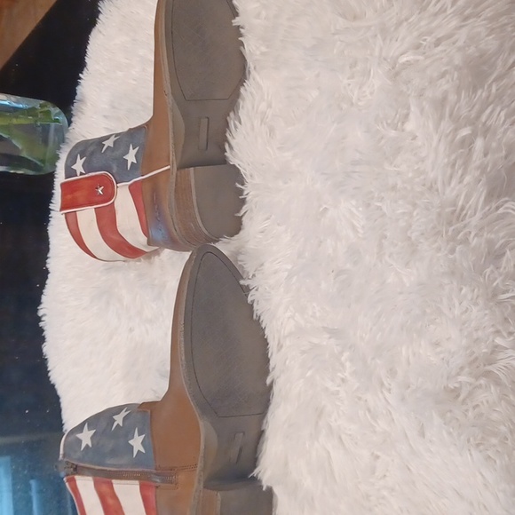 Sheryl Crow American Flag Boots Size 9.5 NWT - Picture 10 of 13